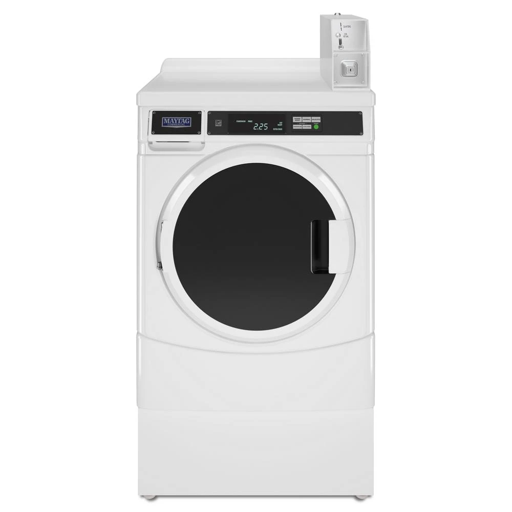 27" Commercial High-Efficiency Energy Star-Qualified Front-Load Washer Featuring Factory-Installed Coin Drop with Coin Box CHW9150GW