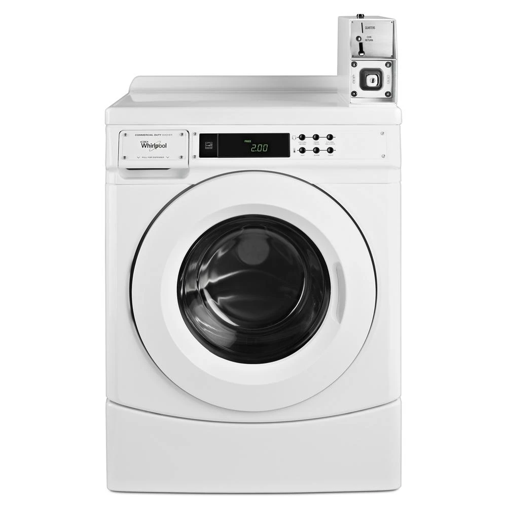 27" Commercial High-Efficiency Energy Star-Qualified Front-Load Washer Featuring Factory-Installed Coin Drop with Coin Box CHW9150GW