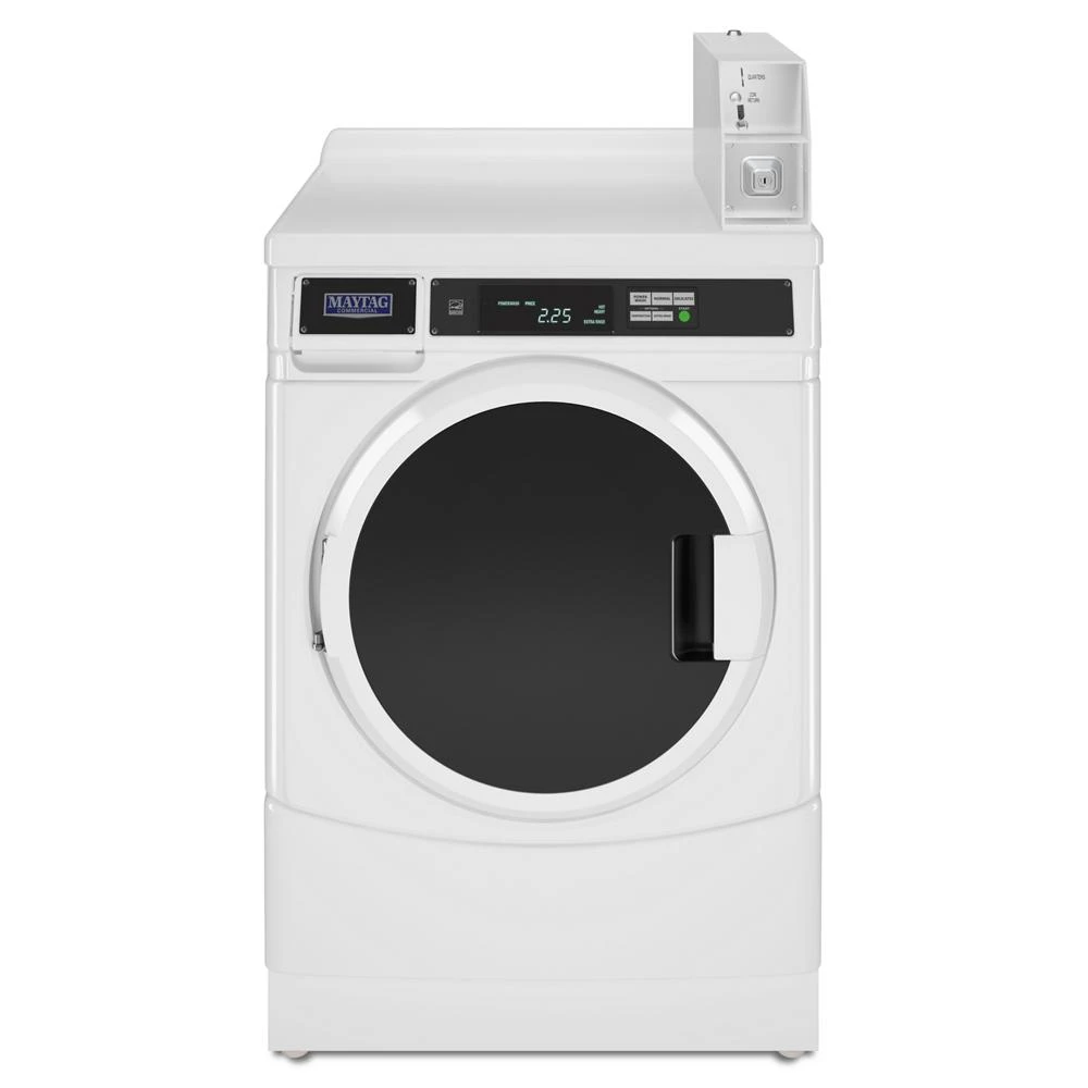 27" Commercial High-Efficiency Energy Star-Qualified Front-Load Washer Featuring Factory-Installed Coin Drop with Coin Box CHW9150GW