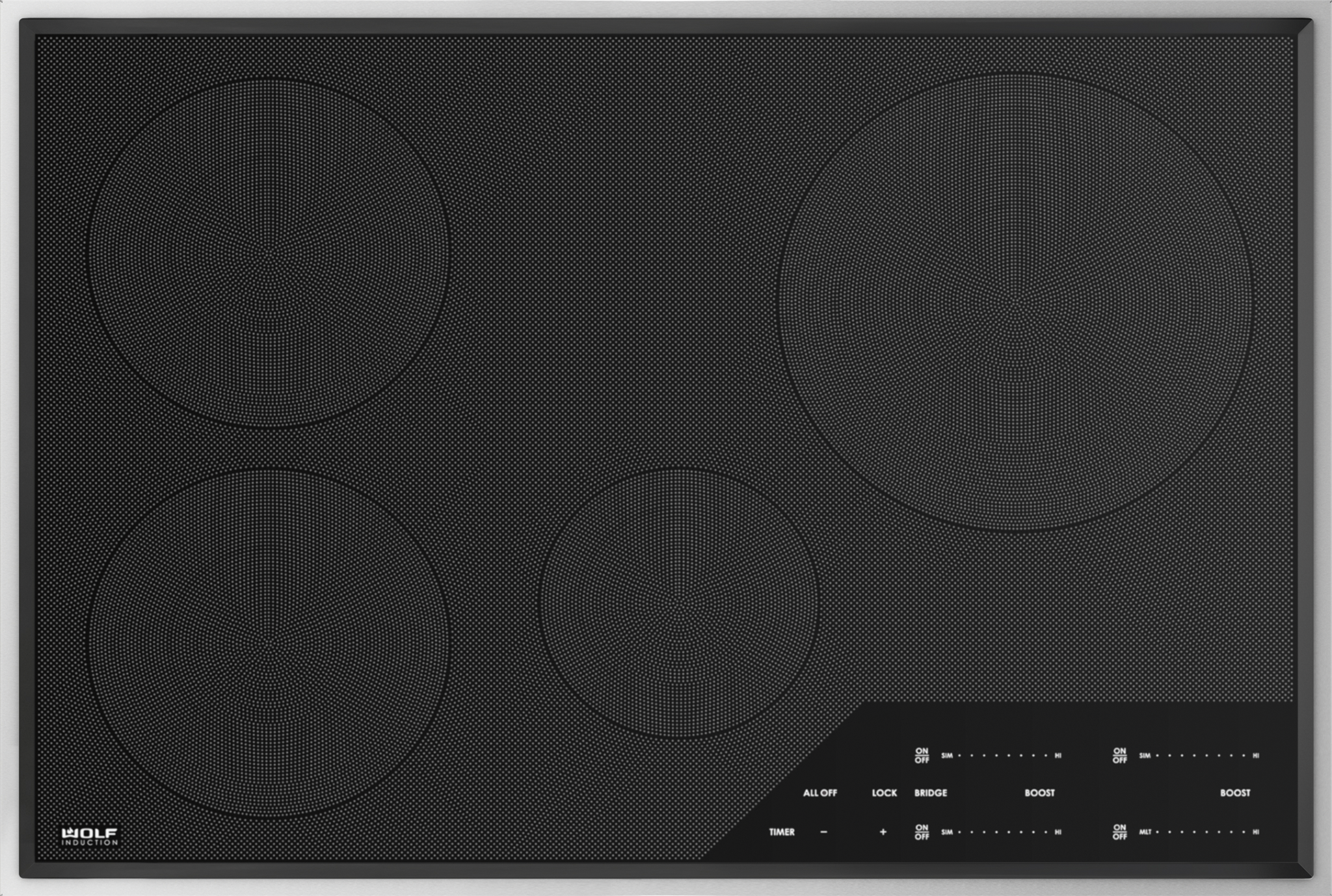30" Transitional Framed Induction Cooktop CI304TFS