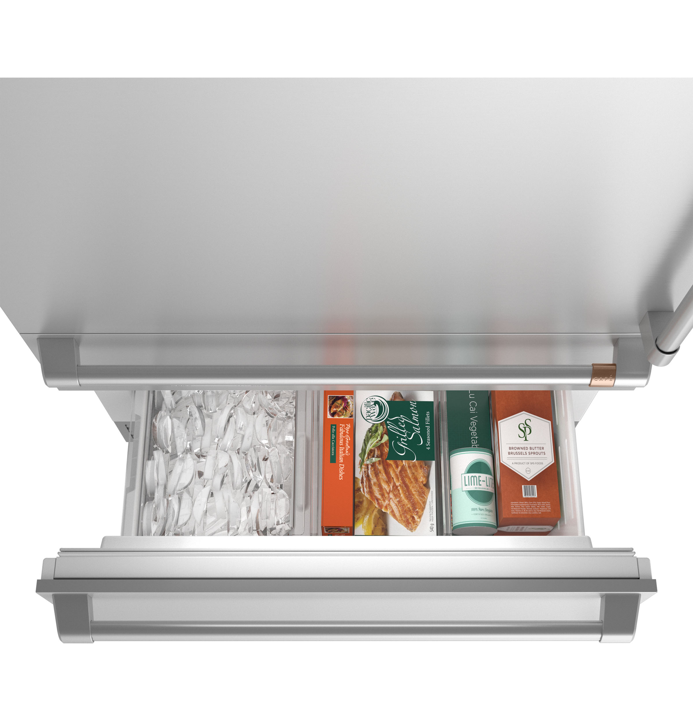 CAFÉ™ 36" Integrated Bottom-Freezer Refrigerator CIC36LP2VS1