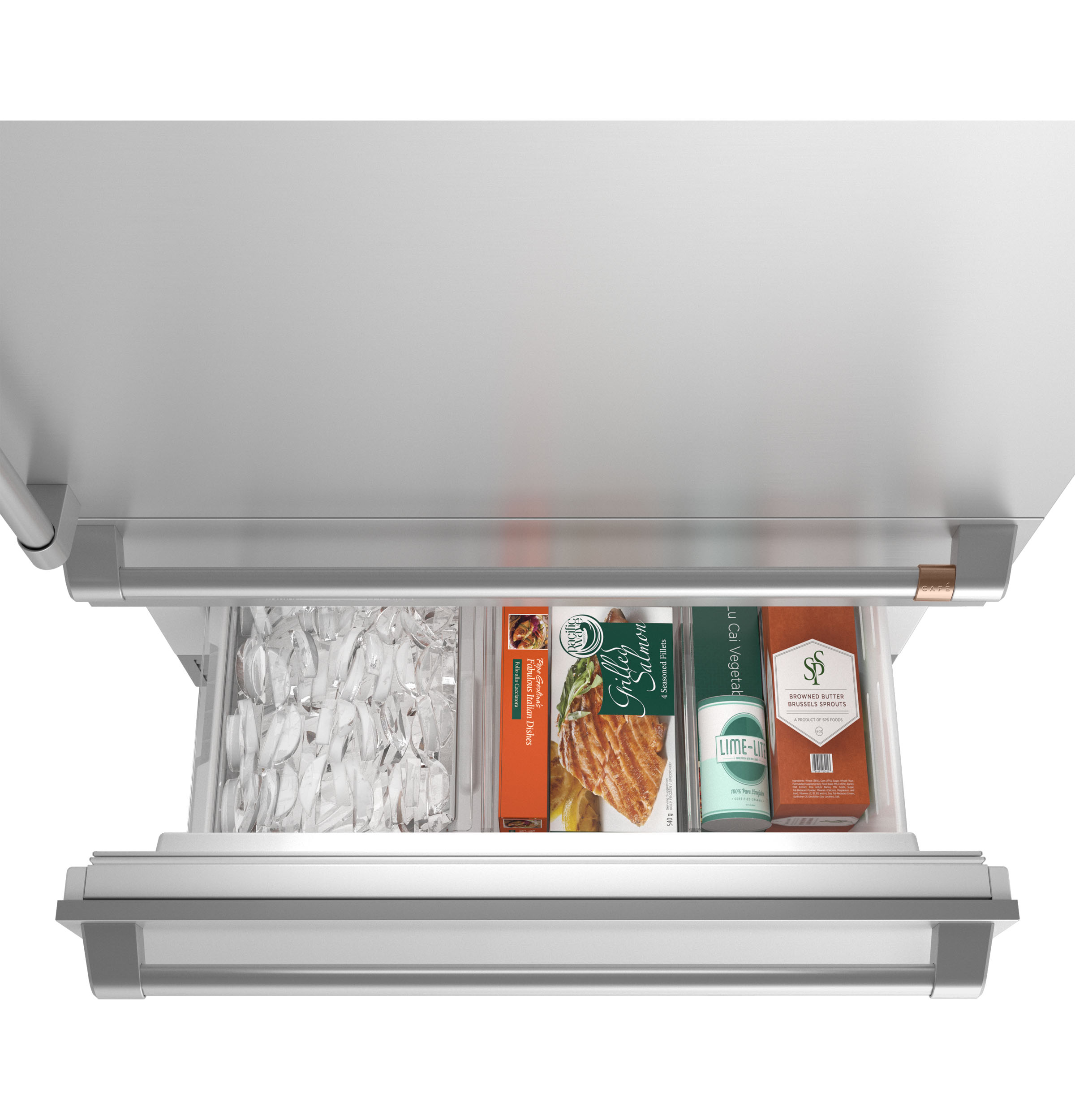 CAFÉ™ 36" Integrated Bottom-Freezer Refrigerator CIC36RP2VS1