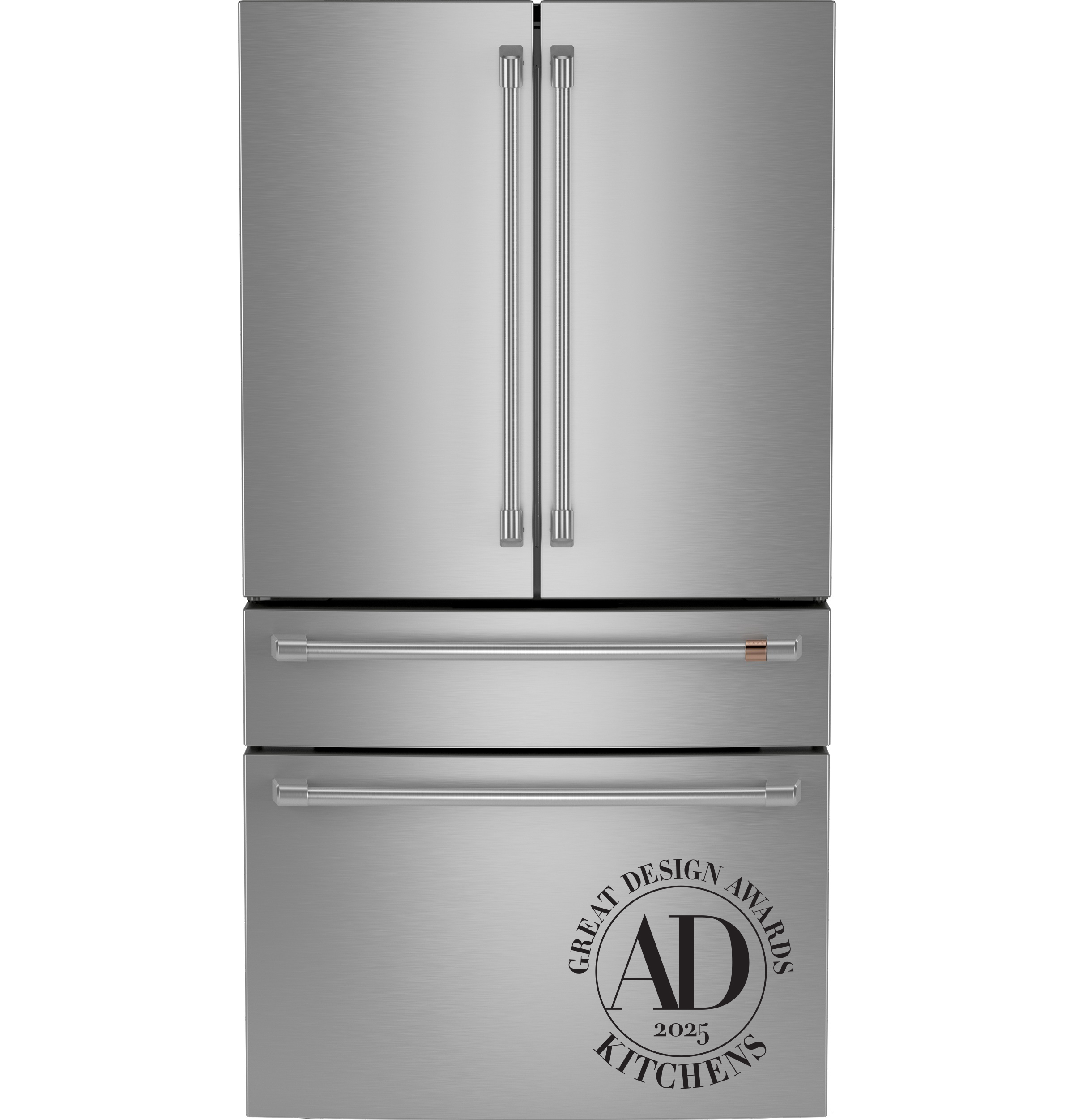 CAFÉ™ ENERGY STAR® 23.2 Cu. Ft. Smart Counter-Depth 4-Door French-Door Refrigerator With Dual-Dispense AutoFill Pitcher CJE23DP4WW2