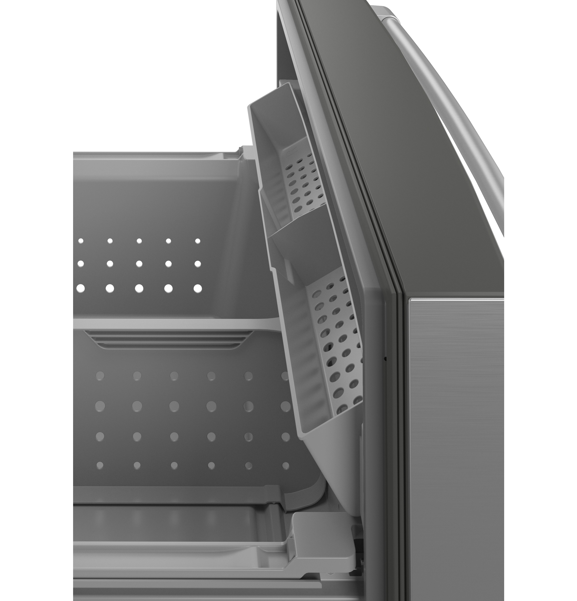 CAFÉ™ ENERGY STAR® 23.2 Cu. Ft. Smart Counter-Depth 4-Door French-Door Refrigerator With Dual-Dispense AutoFill Pitcher CJE23DP2WS1