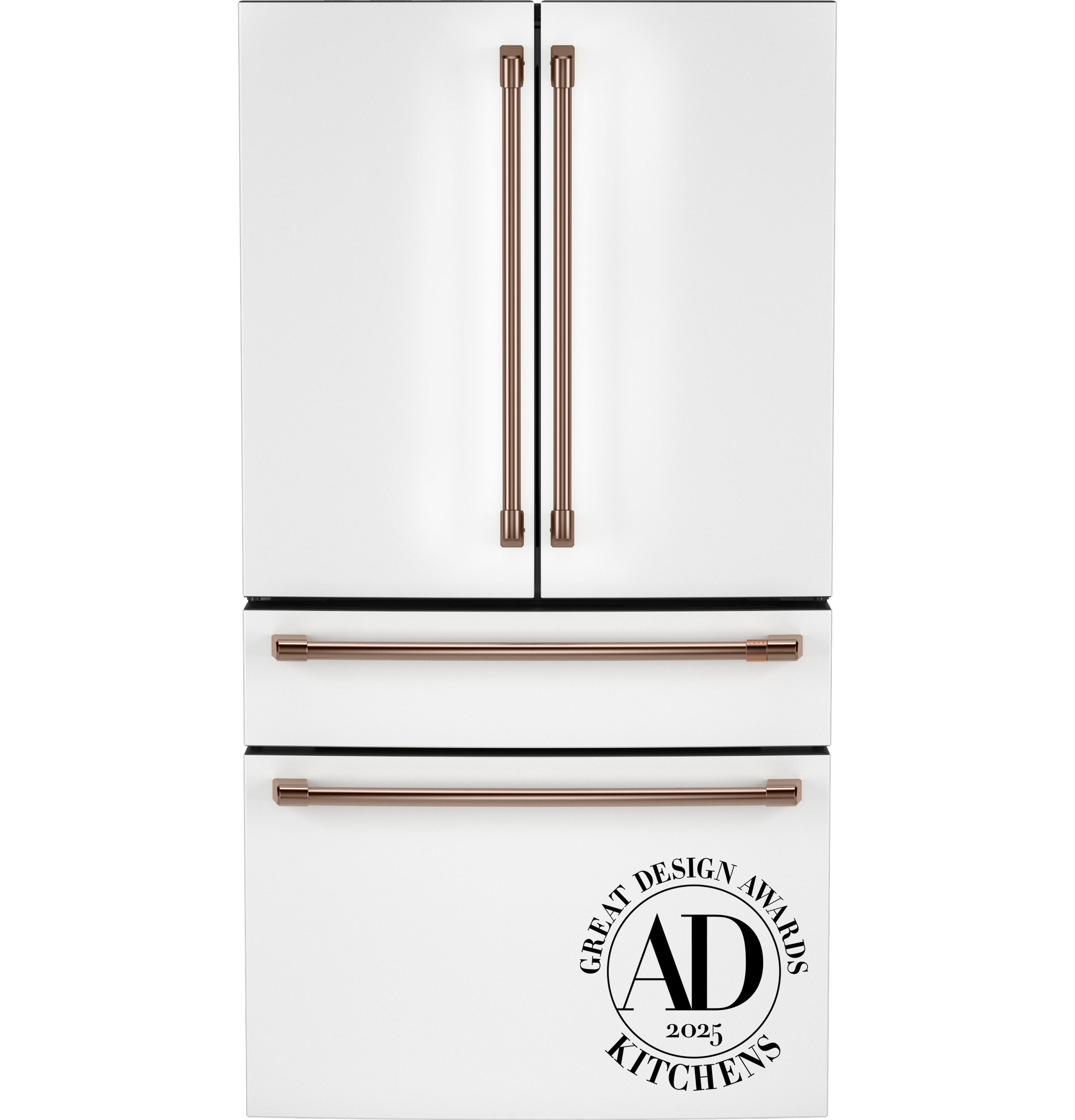 CAFÉ™ ENERGY STAR® 23.2 Cu. Ft. Smart Counter-Depth 4-Door French-Door Refrigerator With Dual-Dispense AutoFill Pitcher CJE23DP4WW2