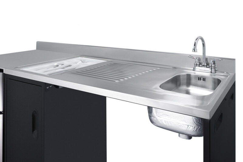 72" Wide Barrier-Free All-In-One Kitchenette, ADA-Compliant CK72ADARBFNCK