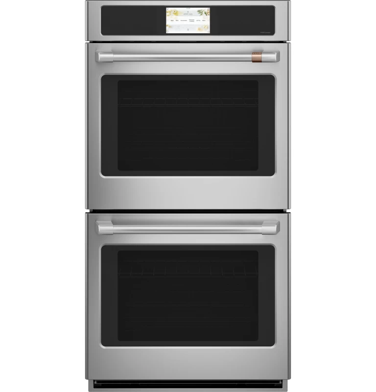 Cafe 27" Smart Double Wall Oven with Convection Stainless Steel / Brushed Stainless CKD70DP2NS1 Picture 1
