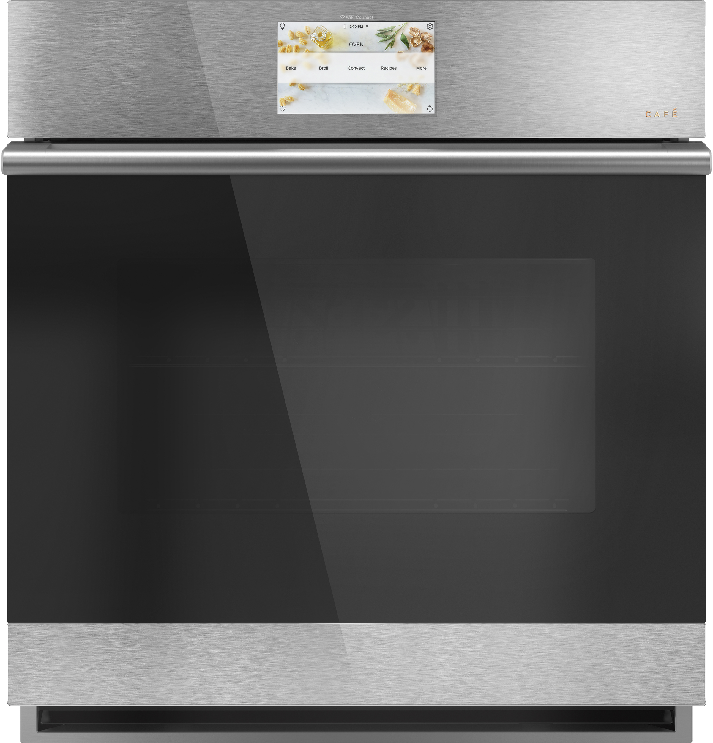 27" Smart Single Wall Oven with Convection in Platinum Glass CKS70DM2NS5