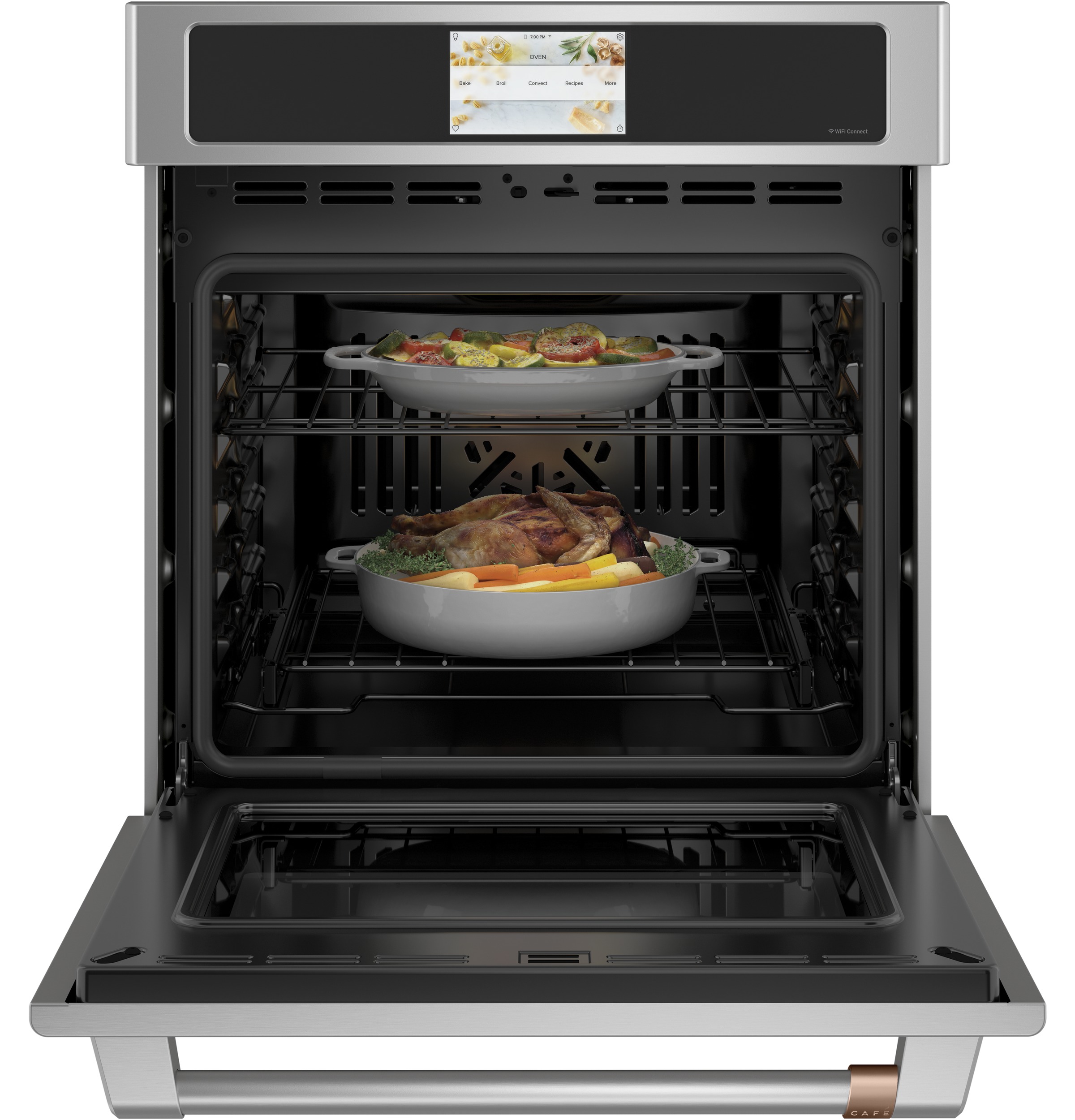 CAFÉ™ 27" Smart Single Wall Oven with Convection CKS70DP2NS1