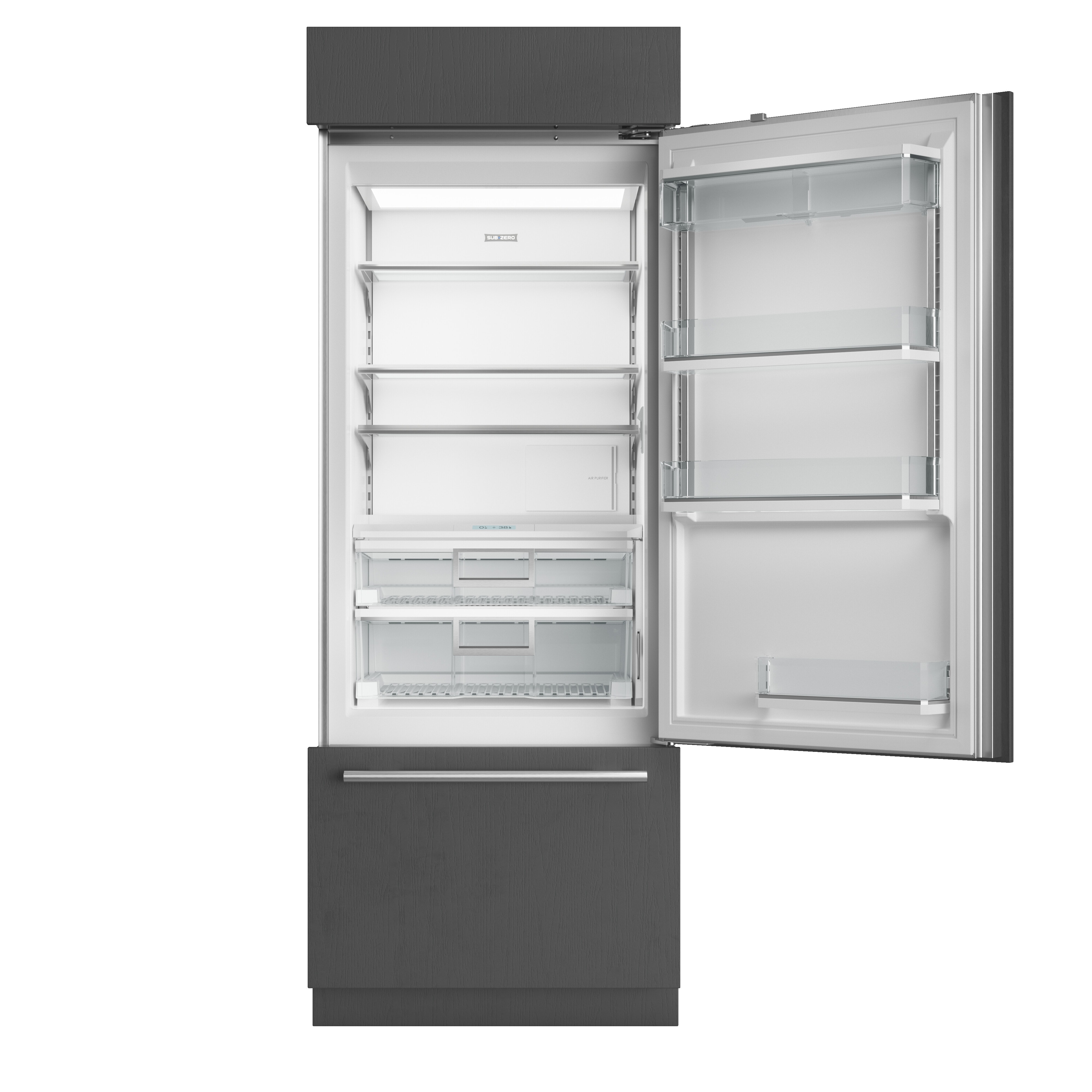 30" Classic Over-and-Under Refrigerator/Freezer with Internal Dispenser CL3050UIDSPL