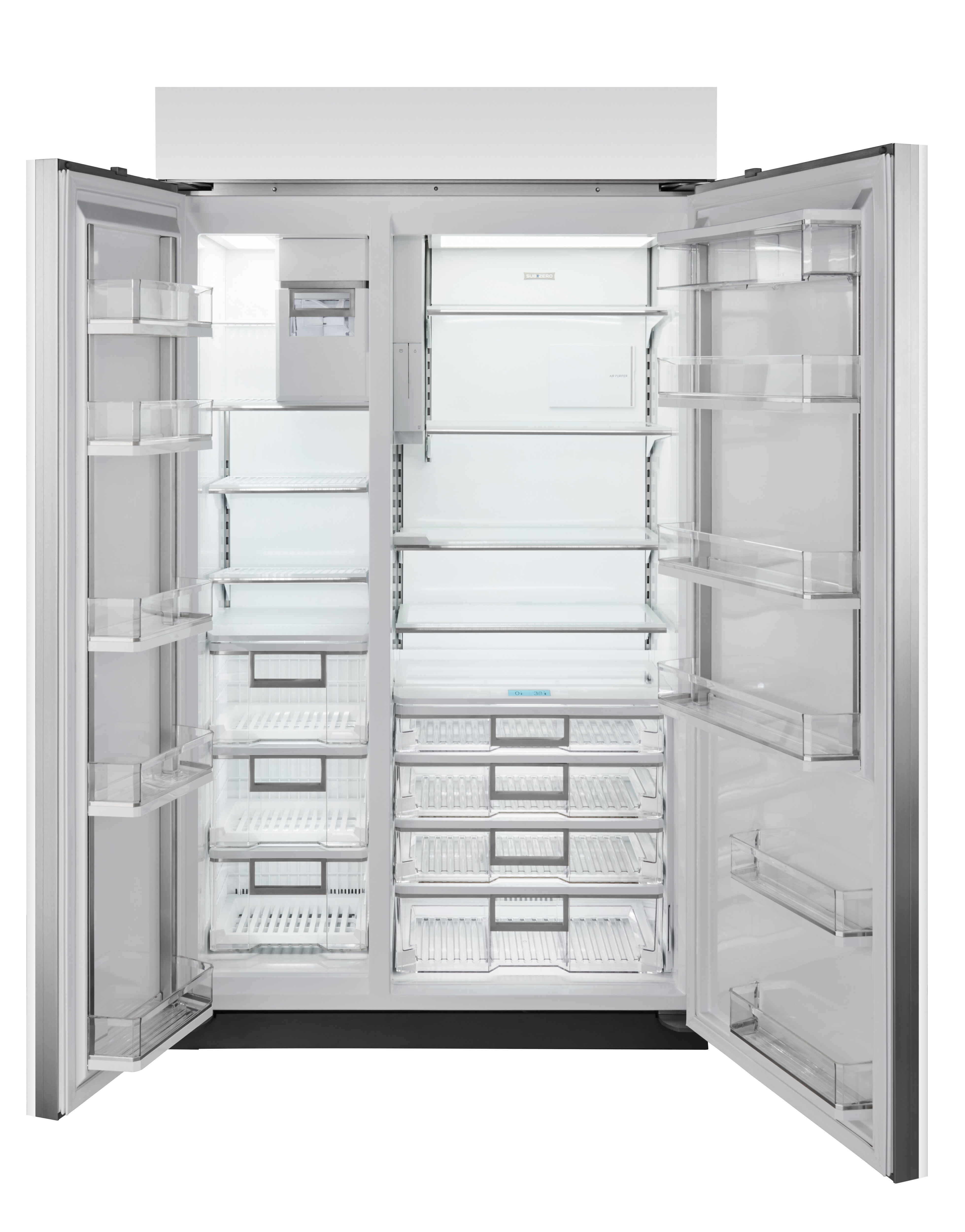 48" Classic Side-by-Side Refrigerator/Freezer with Internal Dispenser - Tubular Handle CL4850SIDST