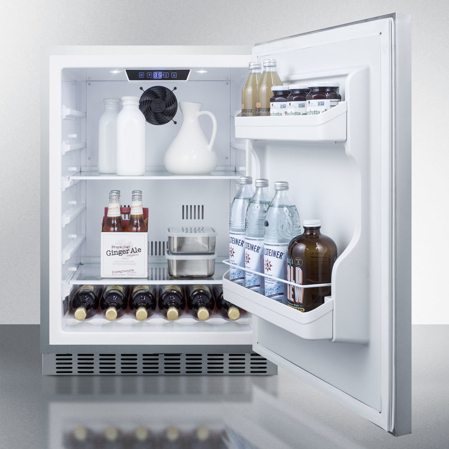 24" Wide Built-In Outdoor All-Refrigerator CL69ROSW