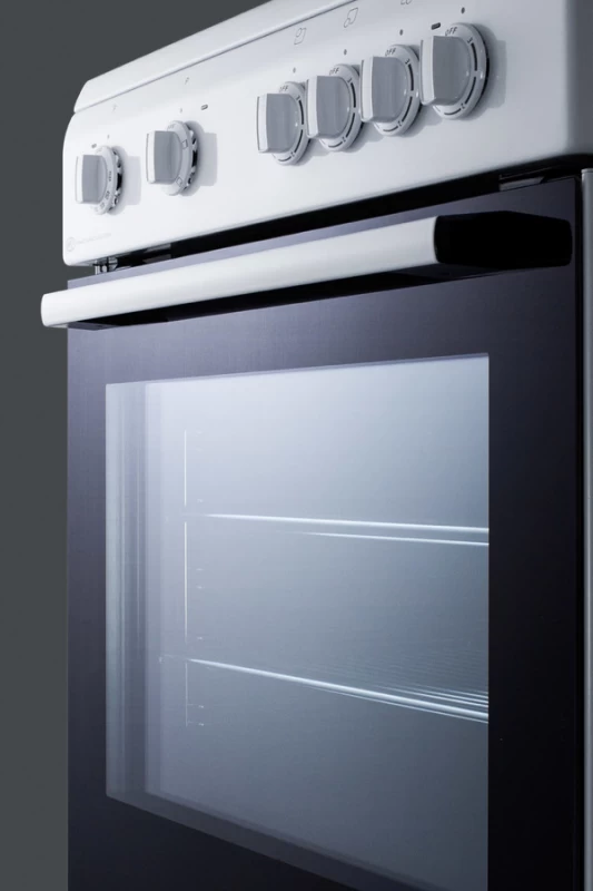 24" Wide Smooth Top Electric Range CLRE24WH