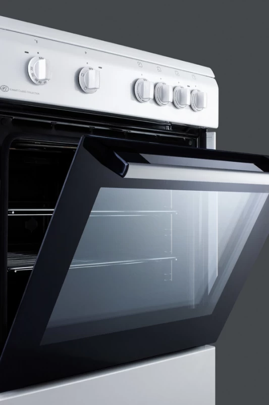 24" Wide Smooth Top Electric Range CLRE24WH