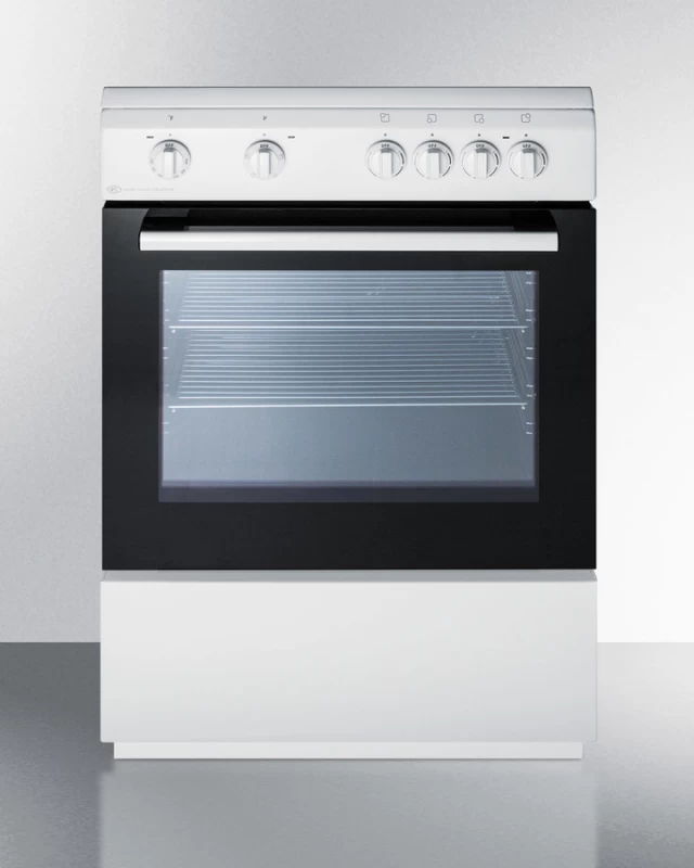 24" Wide Smooth Top Electric Range CLRE24WH