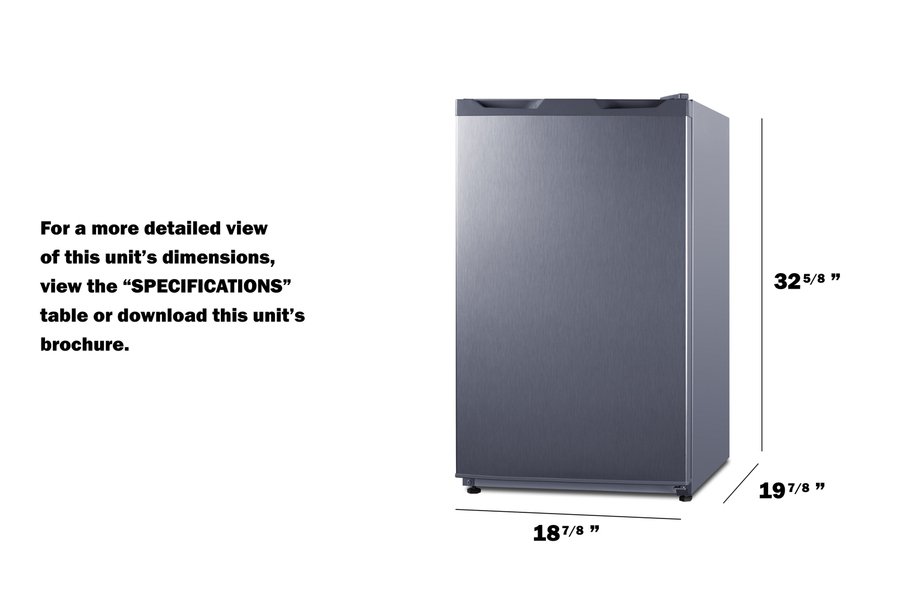 19" Wide Refrigerator-Freezer, ADA Height CM42PLADA