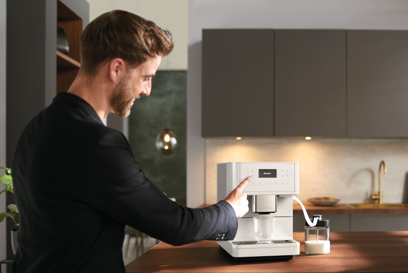 CM6 MilkPerfection Countertop Coffee Machine (Lotus White) CM6160LW