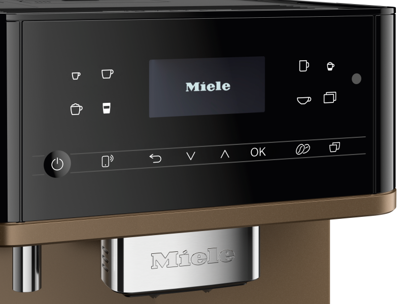 CM6 MilkPerfection Countertop Coffee Machine (Obsidian Black, Bronze Pearl Finish) CM6360OBBP