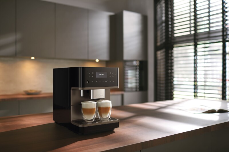 CM6 MilkPerfection Countertop Coffee Machine (Obsidian Black, Bronze Pearl Finish) CM6360OBBP