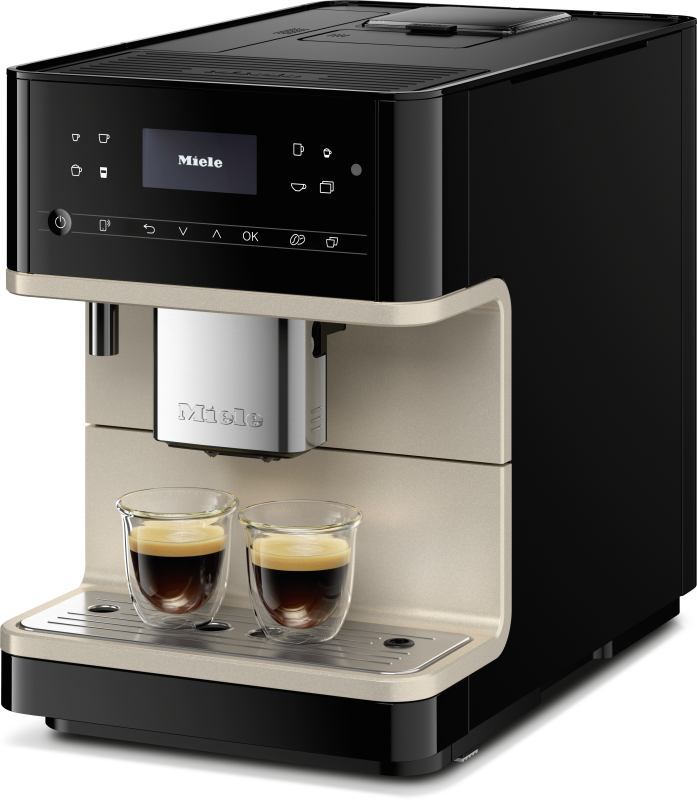 CM6 MilkPerfection Countertop Coffee Machine (Obsidian Black CleanSteel Metallic) CM6360OBCM