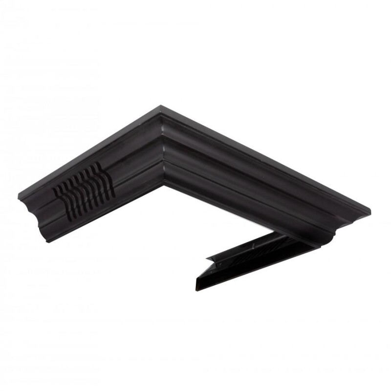 Vented Crown Molding Profile 6 for Wall Mount Range Hood CM6VKBCC