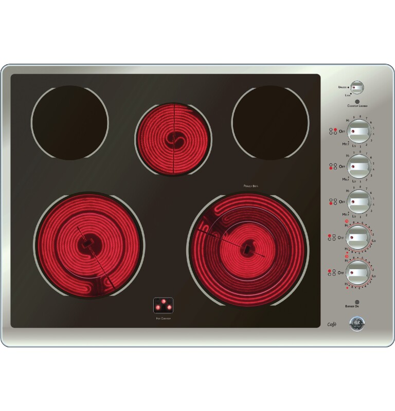 GE Series 30" Built-In Electric Cooktop CP350STSS
