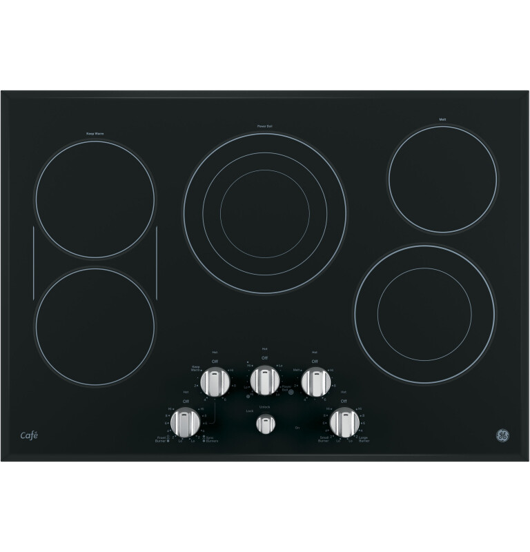 GE Series 30" Built-In Knob Control Electric Cooktop CP9530SJSS
