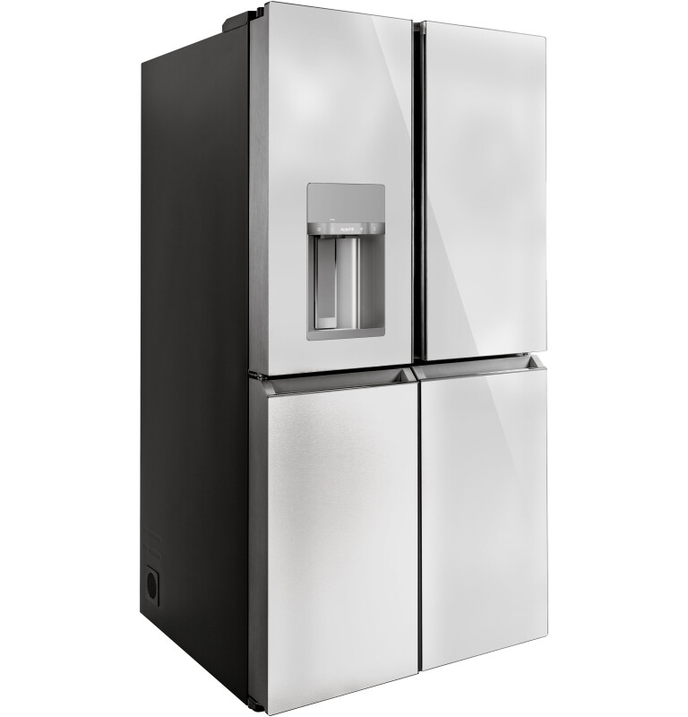 CAFÉ™ ENERGY STAR® 27.4 Cu. Ft. Smart Quad-Door Refrigerator in Platinum Glass CQE28DM5NS5