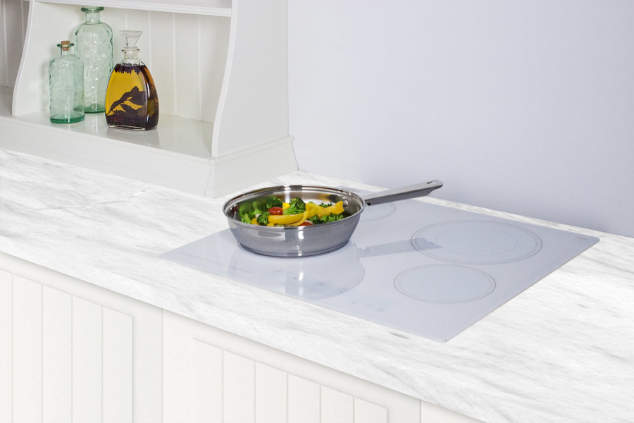 24" Wide 230V 4-Burner Radiant Cooktop CR4B23T6W