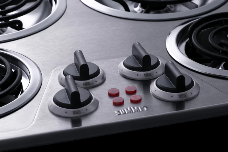 24" Wide 240V 4-Burner Coil Cooktop CR4SS24