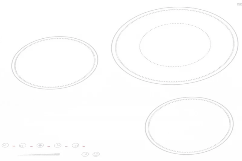 30" Wide 208-240V 5-Burner Radiant Cooktop CR5B30T8W
