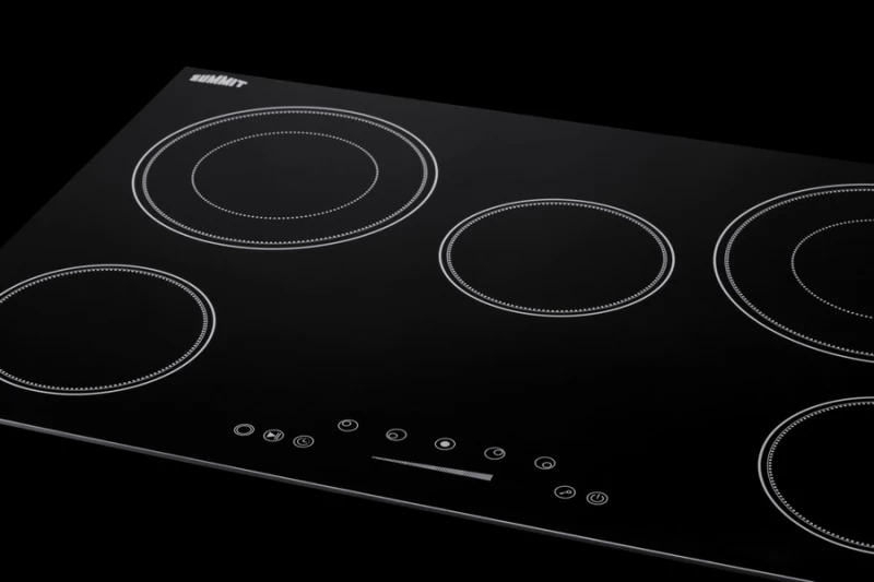 36" Wide 208-240V 5-Burner Radiant Cooktop CR5B36T9B