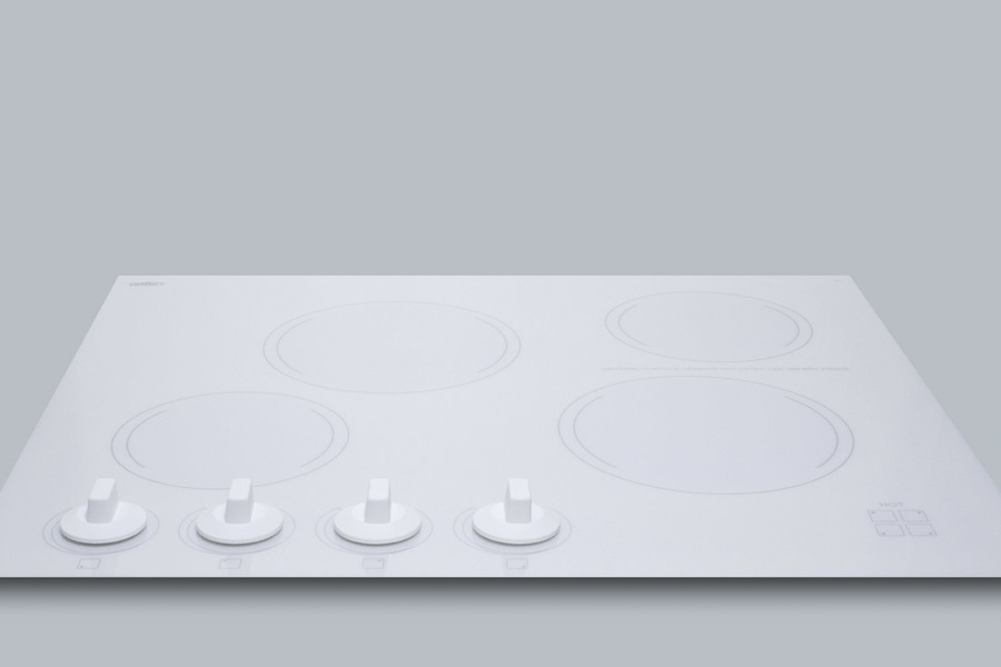 24" Wide 230V 4-Burner Radiant Cooktop CREK4W