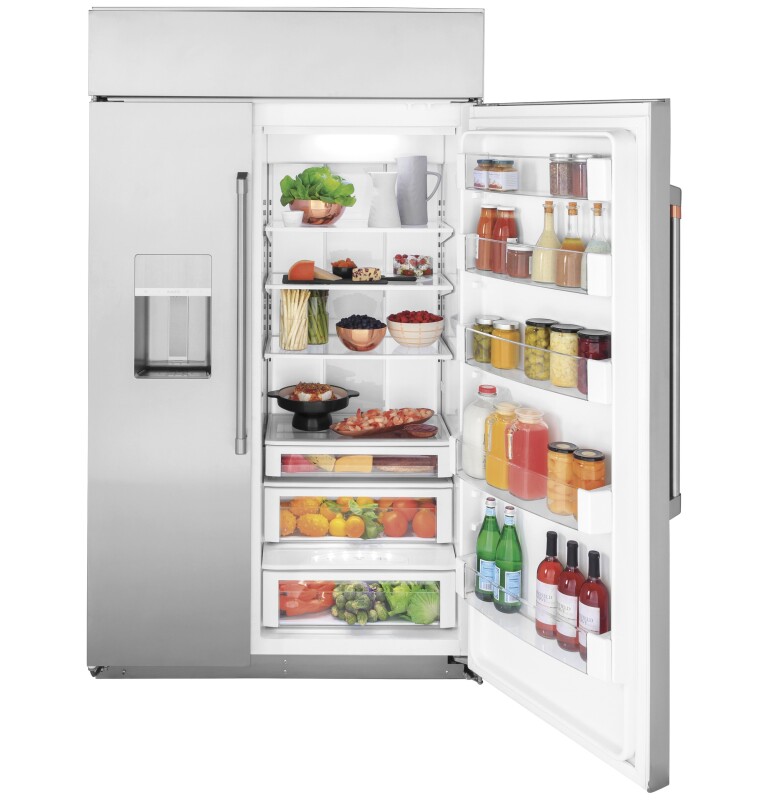 CAFÉ™ 48" Smart Built-In Side-by-Side Refrigerator with Dispenser CSB48YP2NS1