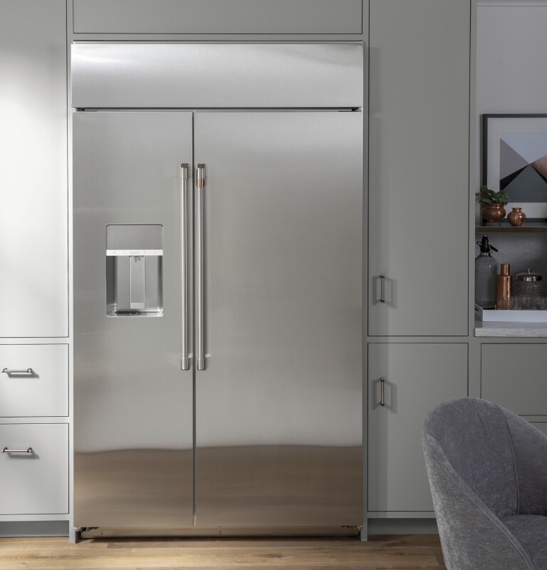CAFÉ™ 48" Smart Built-In Side-by-Side Refrigerator with Dispenser CSB48YP2NS1