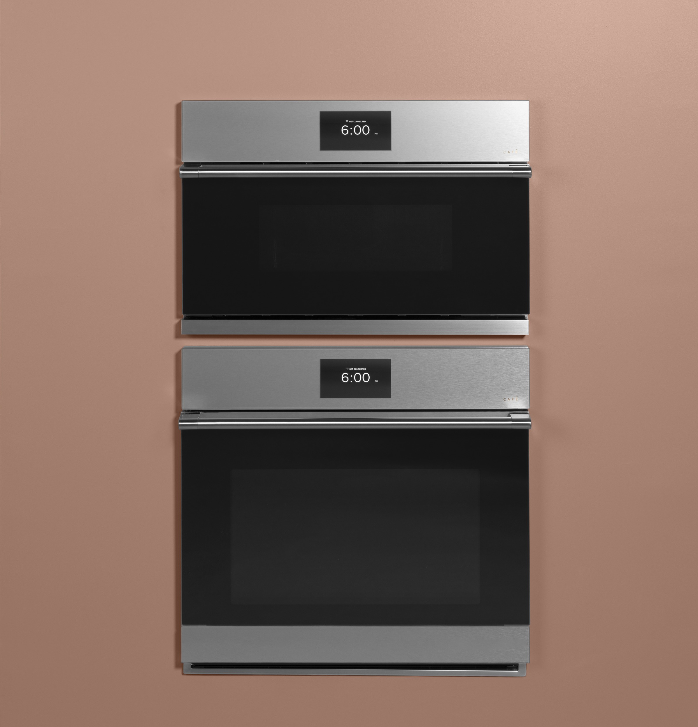 CAFÉ™ 30" Smart Five in One Oven with 120V Advantium® Technology in Platinum Glass CSB913M2NS5