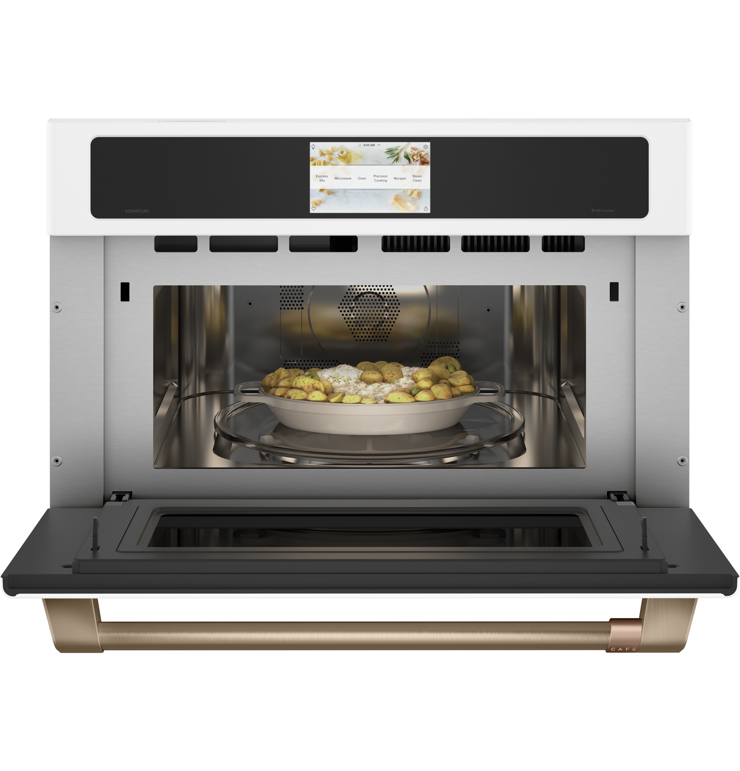 CAFÉ™ 30" Smart Five in One Oven with 120V Advantium® Technology CSB913P4NW2