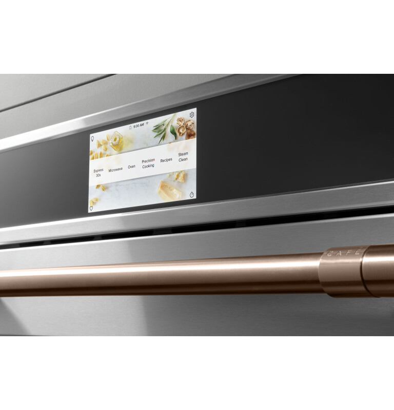 CAFÉ™ 30" Smart Five in One Wall Oven with 240V Advantium® Technology CSB923P2NS1