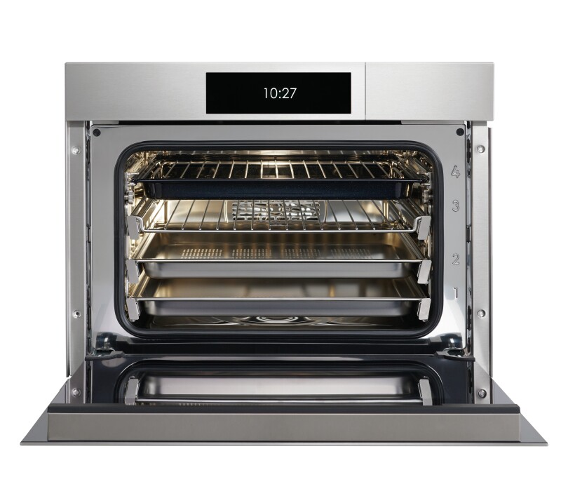 Wolf 24" M Series Contemporary Handleless Convection Steam Oven Stainless CSO2450CMS Picture 1