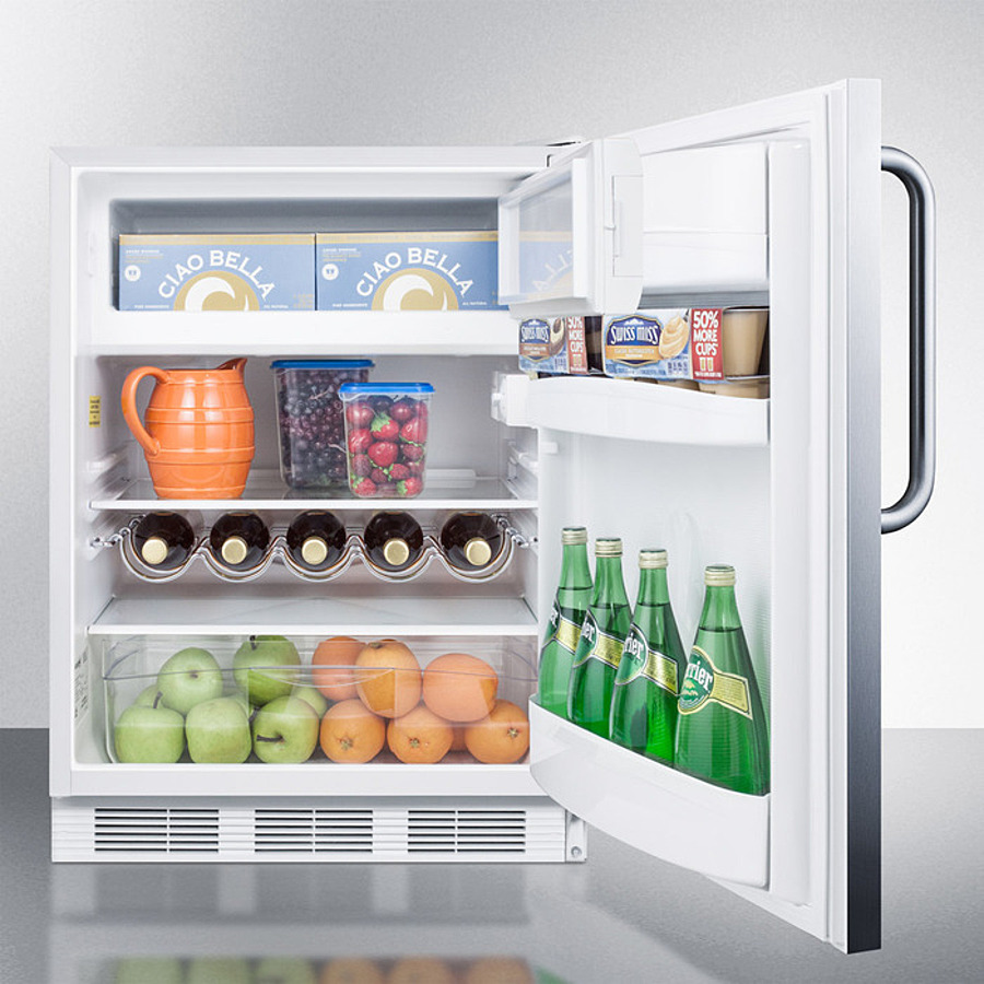 24" Wide Built-In Refrigerator-Freezer CT661WBISSTB