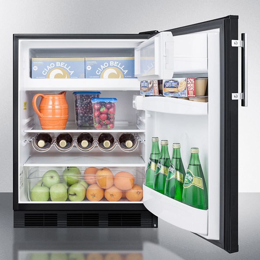 24" Wide Built-In Refrigerator-Freezer, ADA Compliant CT663BKBIADA