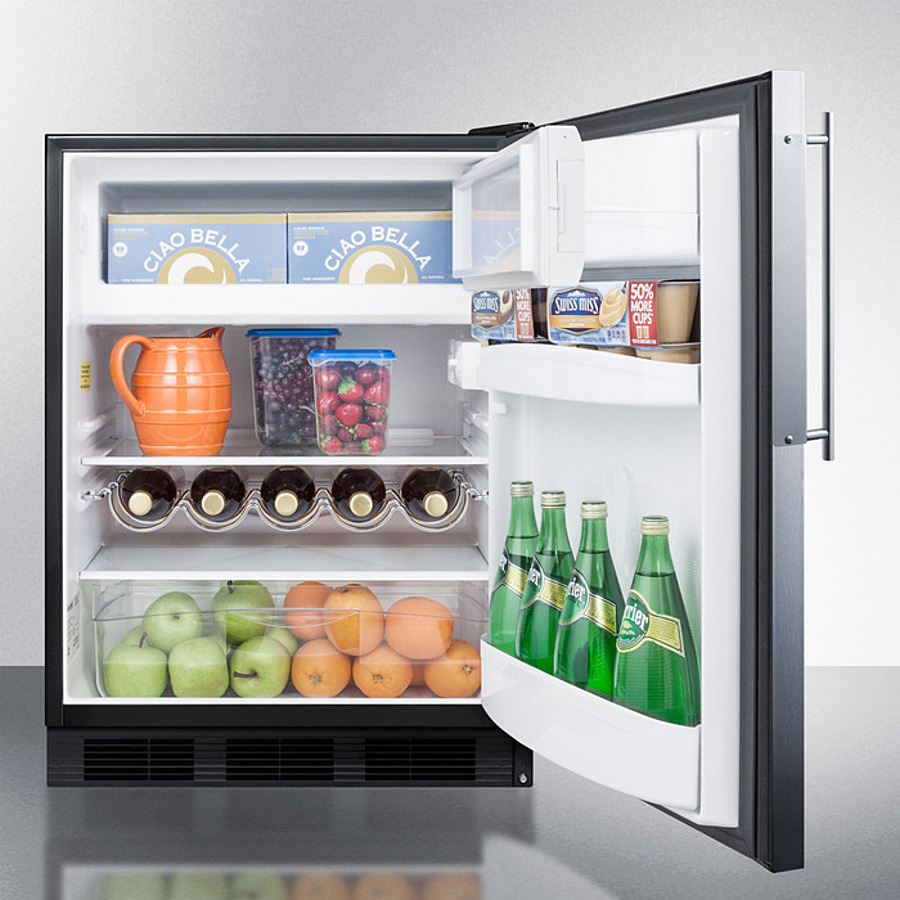 24" Wide Built-In Refrigerator-Freezer CT663BKBIFR