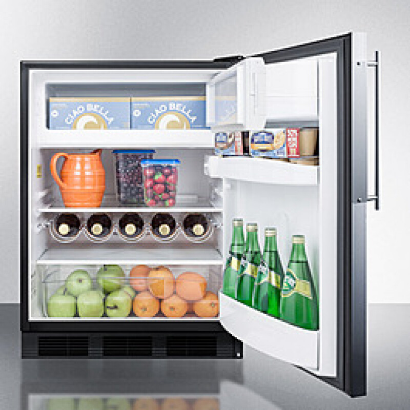 24" Wide Built-In Refrigerator-Freezer CT663BKBIFR