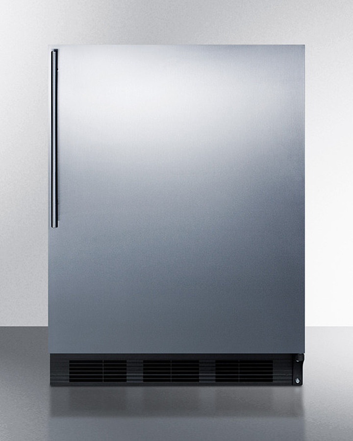 24" Wide Built-In Refrigerator-Freezer, ADA Compliant CT663BKBISSHVADA
