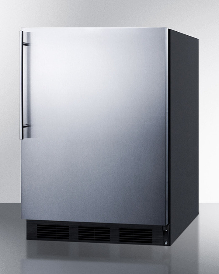 24" Wide Built-In Refrigerator-Freezer, ADA Compliant CT663BKBISSHVADA