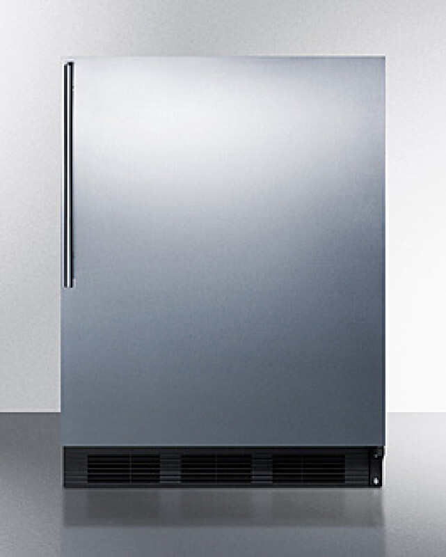 24" Wide Built-In Refrigerator-Freezer, ADA Compliant CT663BKBISSHVADA