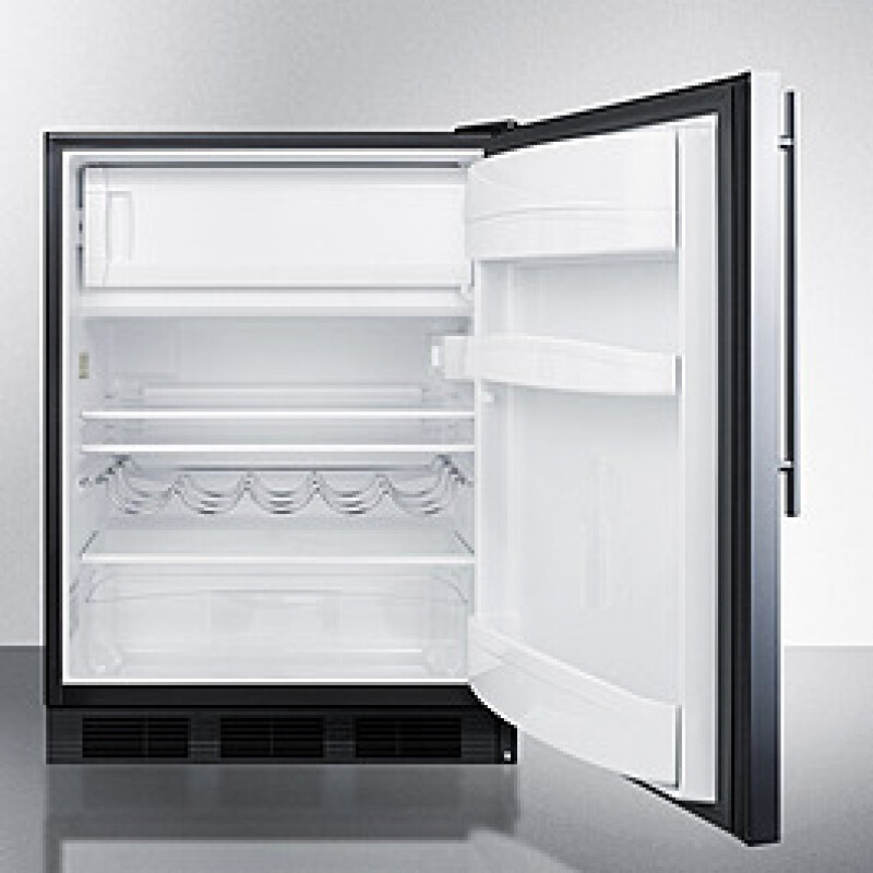 24" Wide Built-In Refrigerator-Freezer, ADA Compliant CT663BKBISSHVADA