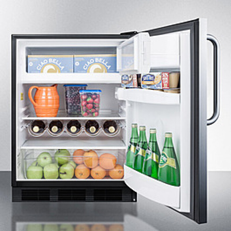 24" Wide Built-In Refrigerator-Freezer CT663BKBISSTB