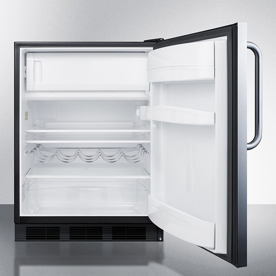 24" Wide Refrigerator-Freezer CT663BKSSTB