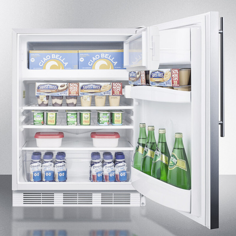 24" Wide Built-In Refrigerator-Freezer, ADA Compliant CT66LWBISSHVADA